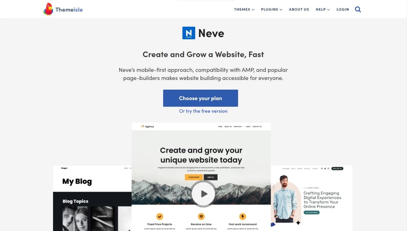 Nave - Create and Grow a Website Fast